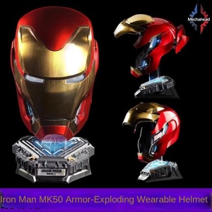 Iron Man Mk50 Jarvis Hiện Đại Nhựa Mũ Bảo Hiểm Điều Khiển Bằng Giọng Nói Chuyển Đổi Cho Halloween New Arrival - Product Image 4