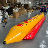 Bateau banane gonflable commercial de haute qualité, poisson volant flottant, jeu de sport nautique, bateau banane remorquable
