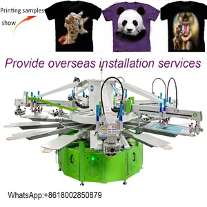High Accuracy Automatic Cotton Textile Silk Screen Printing Machine Suitable For Different Printing Process