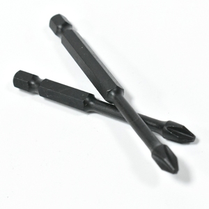 Embout de tournevis noir PH2 haute dureté, tige hexagonale de 1/4 po, embout de visseuse à air comprimé allongé, embout de visseuse magnétique puissant - Product Image 5