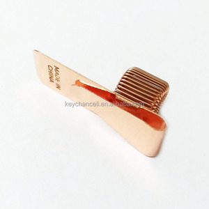 Logo personnalisé Horizontal Vertical Bobine Ressort <span class=keywords><strong>Boucle</strong></span> Or Rose Anneau En Acier Porte-Stylo Bureau École Notebook Pince Support <span class=keywords><strong>Clip</strong></span> En Métal - Product Image 3