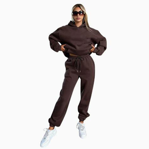JAC22 <span class=keywords><strong>S2133</strong></span> Sweat-shirt décontracté ample pour femme, nouvelle mode automne-hiver, couleur unie - Product Image 2
