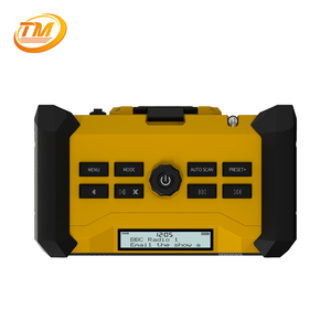 Radio de chantier <span class=keywords><strong>18V</strong></span>, étanche IP65, antichoc, outil portable pour chantier de construction, extérieur, site de travail, haut-parleur - Product Image 3
