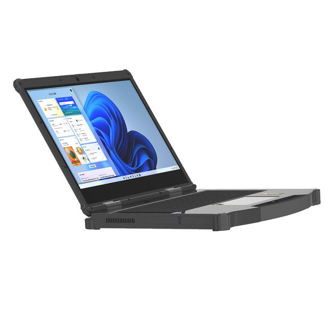 14 Inch Extreme Rugged Industrial Tablet FHD Rugged Notebook GPS WiFi Camera-Medical Use Laptop Waterproof IP65 USB Windows
