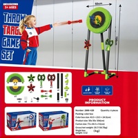 Cible de fléchettes rotative en plastique, best-seller transfrontalier, jouet de décompression sportive pour enfants, pour parc, camping et pelouse extérieure
