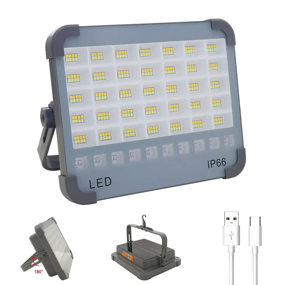 휴대용 태양열 충전 캠핑 램프 다기능 LED 야외 램프 교수형 솔라 캠핑 조명