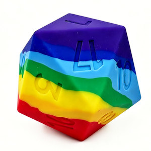 Factory Wholesale 20 Sided <b>Dices</b> Blank <b>Dices</b> Custom Logo Printing For Board Game Accessories - Product Image 6