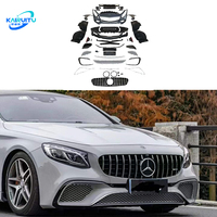 Kit carrosserie style S65 pour Mercedes Classe S Coupé W217 C217 (2014-2021) – Améliorez votre véhicule avec le nouveau look : pare-chocs avant, calandre centrale, diffuseur arrière, embouts d'échappement