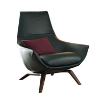Fauteuil de détente individuel moderne en métal design pour bureau, espace de repos, villa, hôtel, salle d'exposition, réception et salle de réunion