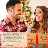 Tableau périodique avec 83 éléments réels affichage de Table périodique en acrylique cadeau de décoration de classe pour enseignant en sciences