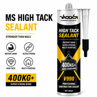 Scellant adhésif haute adhérence MS Polymer - Adhésif de construction super résistant, imperméable et résistant aux UV pour l'intérieur et l'extérieur