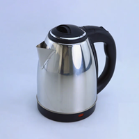 Bouilloire électrique sans fil 110V 1,8L en acier inoxydable 201 avec protection contre la surchauffe pour l'ébullition de l'eau commerciale, vente chaude