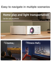Proyector Y3PRO Oficial de Netflix con WiFi, Enfoque Automático de Video, 1000 Lúmenes, Altavoces Integrados, 3D, 4K HD, Android 13, BT, 1080P