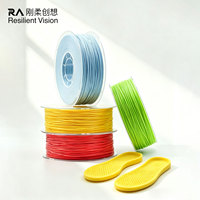 Filament d'impression 3D PEBA 40D 230-240 ° Filament flexible à haute résilience pour semelles intermédiaires de chaussures et semelles orthopédiques