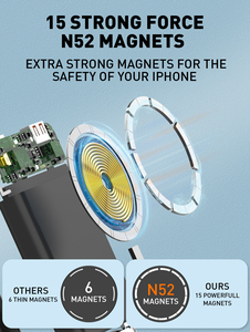 <span class=keywords><strong>Cargador</strong></span> Inalámbrico Magnético <span class=keywords><strong>Original</strong></span> LDNIO de 15 W y 10000 mAh, Mini Banco de Energía Portátil para <span class=keywords><strong>iPhone</strong></span> 14 <span class=keywords><strong>Pro</strong></span> <span class=keywords><strong>Max</strong></span> - Product Image 6