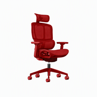Chaise de bureau ergonomique en maille respirante avec réglage en hauteur, dossier inclinable et soutien lombaire pour une utilisation quotidienne au bureau