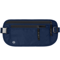Sac banane et ceinture porte-monnaie de voyage d'extérieur multifonctionnel en nylon, ultra-fin, anti-RFID, avec fermeture éclair, personnalisé en usine, motif géométrique