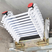 Nouvelle échelle escamotable électrique MIDE à 12 marches, gain de place, pour grenier, murale, pliable, télécommandée, en aluminium forgé