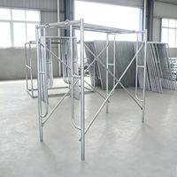 Andamio de Acero Industrial Tipo H de Fábrica, Diseño Moderno para Exteriores, Escalera Móvil para Edificios de Oficinas, Pared Exterior