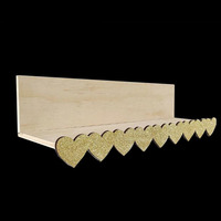 Étagère murale de rangement en bois décoration pour chambre d'enfants