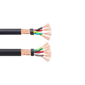 Factory Wholesale RVSP Cable 8 Cores 0.5/0.75/1/1.5mm2 Copper Electrical Shielded Twisted Pair Cable