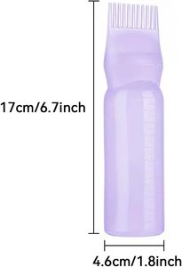 ตัวอย่างฟรี 100 ชิ้น ขวด HDPE ขนาด 120 มล. เป็นมิตรกับสิ่งแวดล้อม สีขาว แดง ม่วง ทรงสี่เหลี่ยม สำหรับร้านทำผม หวีแปรง ขวดสำหรับใส่ผลิตภัณฑ์  พิมพ์ลายสกรีน สำหรับน้ำมัน - Product Image 2