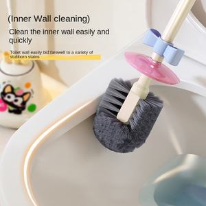 Spazzola per WC con Manico Lungo in Plastica, Nuova Pulizia del Bagno di Alta Qualità Estetica - Product Image 2