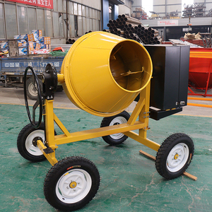 Construction ménage petit mélangeur de mortier de ciment 2/4 roues automatique industriel Mini bétonnière 130L - Product Image 4