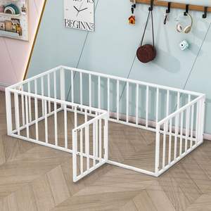 Valla <span class=keywords><strong>de</strong></span> juego para <span class=keywords><strong>perros</strong></span> y bebés, valla <span class=keywords><strong>de</strong></span> protección para cachorros, pequeña familia en <span class=keywords><strong>el</strong></span> suelo, estera para gatear, valla para gatear, sala <span class=keywords><strong>de</strong></span> estar, hogar interior - Product Image 5