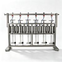 BTU-SD6A Hexaplex Medium Pressure Filter Press 0.69MPa API Standard Drilling Fluid Mud Loss Tester 350ml/Cup Akurasi 0.01 1
