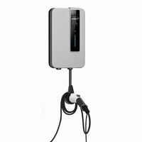 Chargeur mural pour véhicules électriques monophasé 7kW/9.6kW/11.5kW certifié FCC SAE J1772 Type 1 - IP65 OCPP1.6J/RFID/WiFi pour usage domestique et commercial