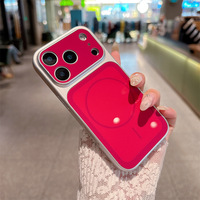 Funda Protectora Magnética de Lujo para Teléfono Móvil, de Doble Color, Material PC, para iPhone 18 17 16 15 14 13 Pro Max
