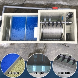 Systèmes de filtration pour bassin à carpes Koï Cowater, lampe UV et filtre à tambour pour aquarium et bassin paysager, plusieurs chambres de médias biologiques, <span class=keywords><strong>pompe</strong></span> et moteur 220V - Product Image 6