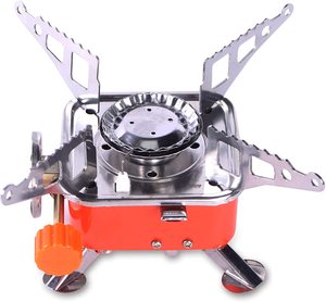 Réchaud de <span class=keywords><strong>camping</strong></span> portable ultraléger, mini réchaud de <span class=keywords><strong>camping</strong></span> pliable en métal, réchaud à <span class=keywords><strong>gaz</strong></span> de <span class=keywords><strong>camping</strong></span> coupe-vent, brûleur pour <span class=keywords><strong>randonnée</strong></span> en sac à dos - Product Image 1