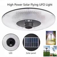 Lampe Solaire LED Intégrée pour Jardin 600W 800W 1000W Forme OVNI avec Détecteur de Mouvement et Télécommande, Étanche IP66, pour Parc à Thème et Extérieur
