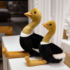 Set di Peluche di Struzzo e Pellicano, Bambole di Uccelli Realistici - Souvenir di Animali e Uccelli Fedeli alla Realtà - Product Image 4