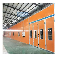 Système de type sec/humide Four de chauffage infrarouge pour meubles Salle de séchage de peinture Cabines de pulvérisation de peinture en bois