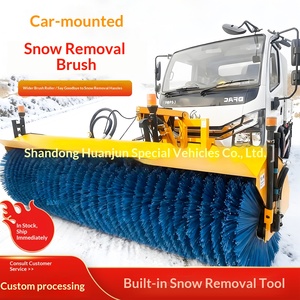 Vehicle-Mounted Snow Removal Rolling Brush Road Surface <b>Large</b> Snow Removal Snowplow Municipal Road Vehicle-Mounted Snow Removal - Product Image 1