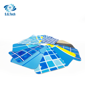 Venta directa de fábrica, revestimiento de <span class=keywords><strong>piscina</strong></span> de ondulación de agua antideslizante de PVC, accesorios para piscinas, incluyendo cubierta y limpiador - Product Image 4