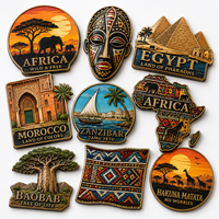 Aimant de réfrigérateur en métal de haute qualité, design personnalisé, souvenir touristique, cadeau promotionnel, anti-rouille, article de décoration pour la maison