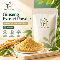 Vente en gros de Panax Ginseng en vrac, 80% de ginsénosides, extrait de ginseng, poudre d'extrait de racine de ginseng