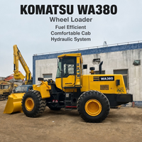 Chargeuse sur pneus Komatsu 380 d'occasion très demandée, bien entretenue, pièces d'origine, chargeuse frontale Komatsu 380 d'occasion