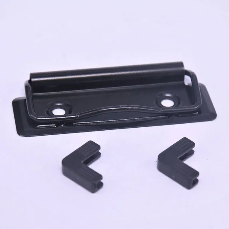 Wholesale 7/10/12cm Metal Stainless Steel Clipboard Clip Accessories Black For A6/A5/A4 File Folder Memu Clip