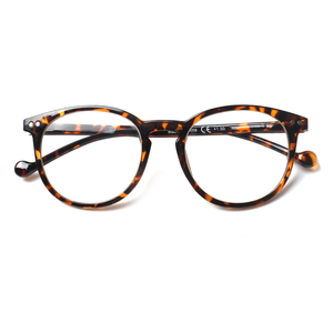 Lunettes de lecture personnalisées tendance, confortables et de haute qualité avec charnières à ressort, monture ronde, anti-lumière bleue, pour femmes et hommes - Product Image 3