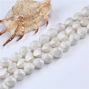 Natural Heart Shape Freshwater Sea Shell Pearl Strand For Jewelry Making