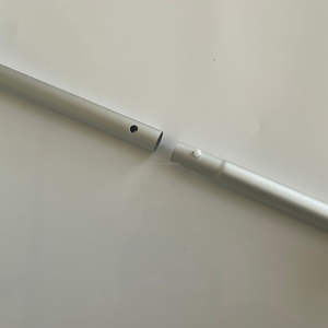 Qingle 4 sections en aluminium vadrouille poignée extension tiges télescopiques <span class=keywords><strong>balai</strong></span> poignée pôle avec Amérique fil fendu pôle pour <span class=keywords><strong>Amazon</strong></span> - Product Image 4