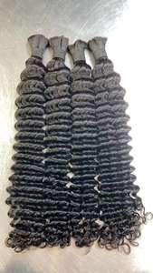 批发生印度接发未加工生头发天然身体波浪编织弹力处女发束 - Product Image 2