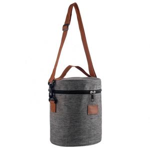 Lightweight Portable Round Insulated Picnic Waterproof Outdoor Lunch Cooler Bag - Product Image 4