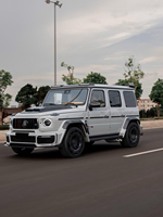 Pour mercedes-benz classe G 2018 + mise à niveau G900 fusée en Fiber de carbone sèche W464 W463A G63 Style lèvre avant diffuseur arrière becquet