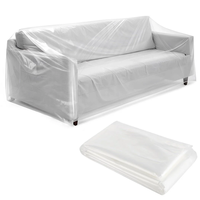Cubiertas de plástico para muebles a prueba de polvo Funda de plástico para sofá